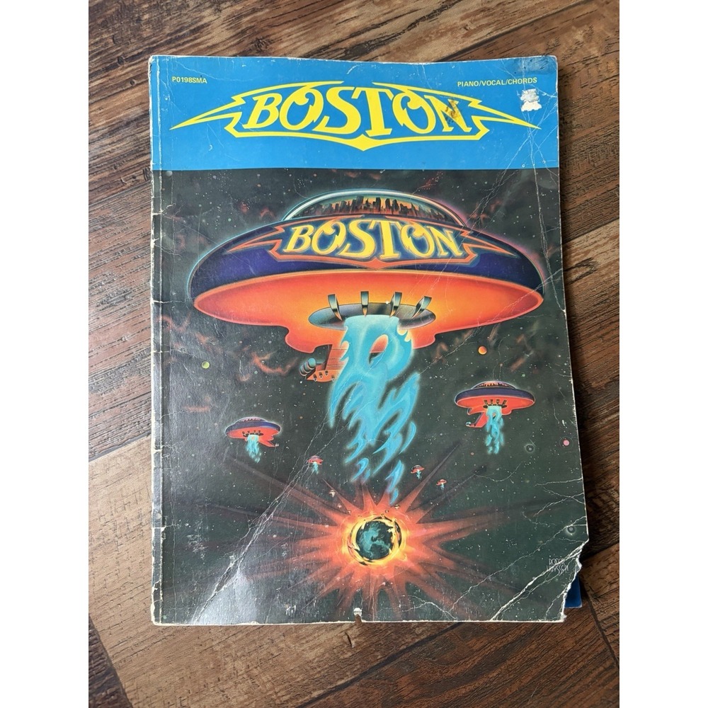Boston Music Book (Piano/Vocal/Guitar) Self Titled Album Sheet Music